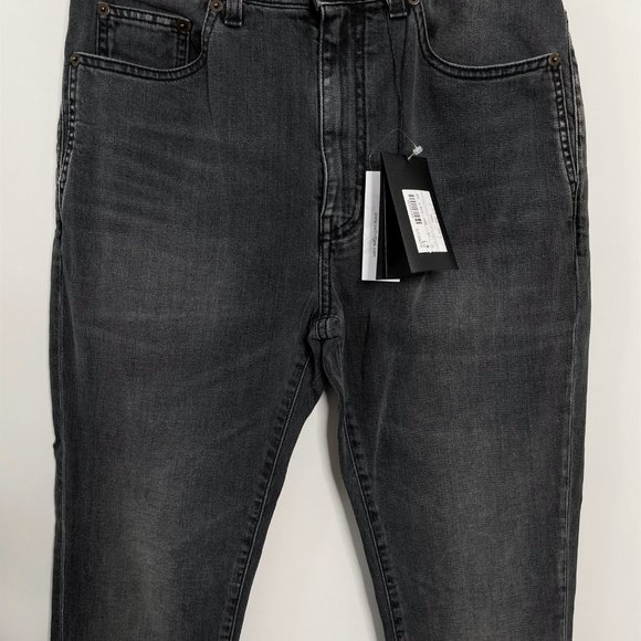 Saint Laurent Faded Skinny High-Rise Stretch-Denim - Picture 10 of 11